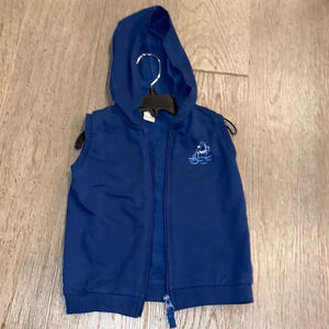 Vest with hoodie